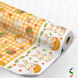 TNT Estampado Páscoa Coelhinho – 1,40m (vendido por metro)