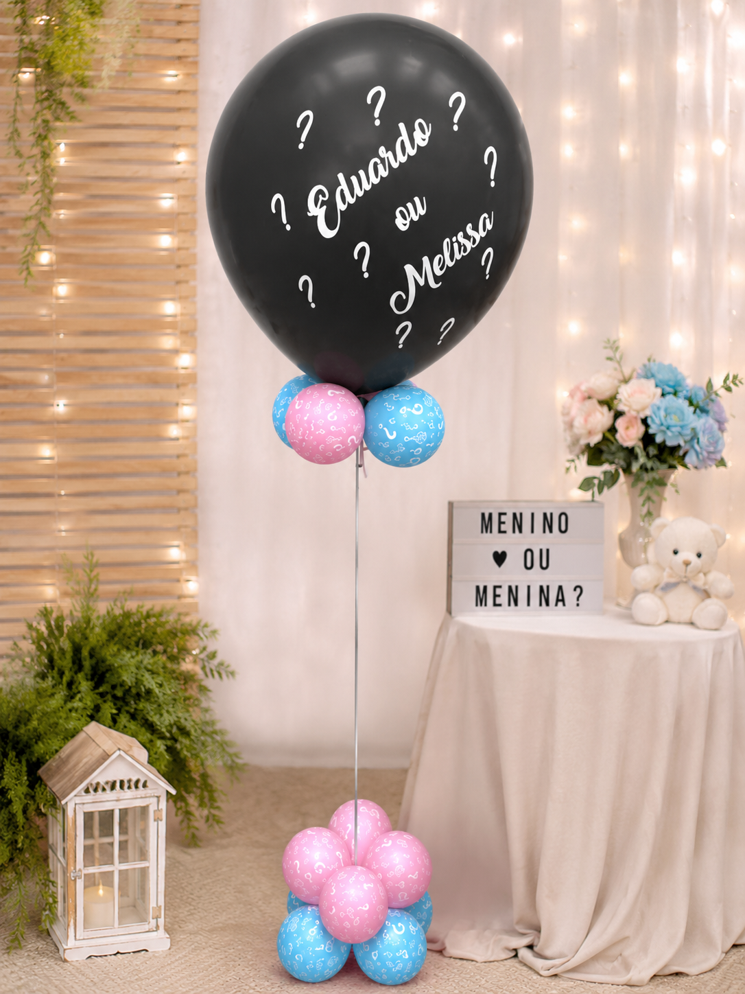 🎈 Balão Personalizado Chá Revelação