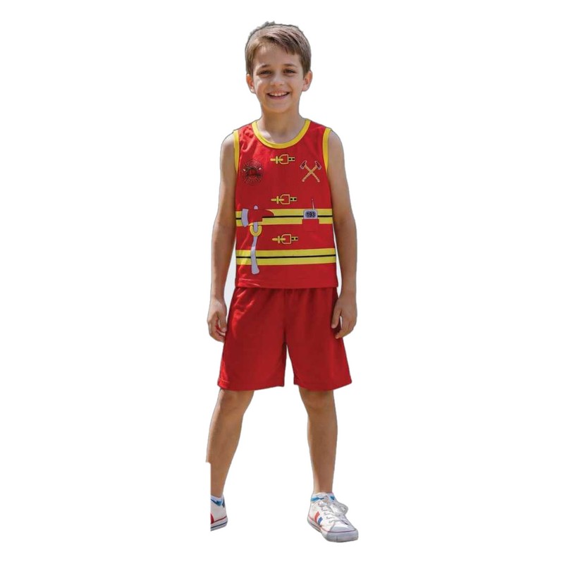 Fantasia Conjunto Bombeiro Infantil