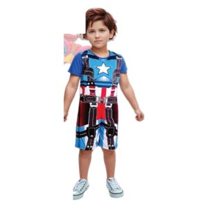 Fantasia Macacão Soldado Universal Infantil Curto