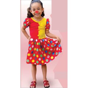 Fantasia Vestido Palhacinha Infantil