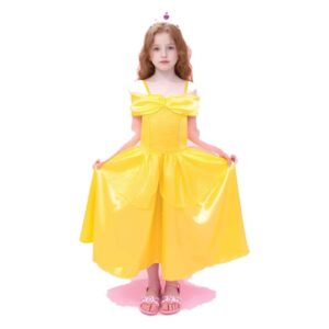 Fantasia Vestido Princesa Bela Infantil