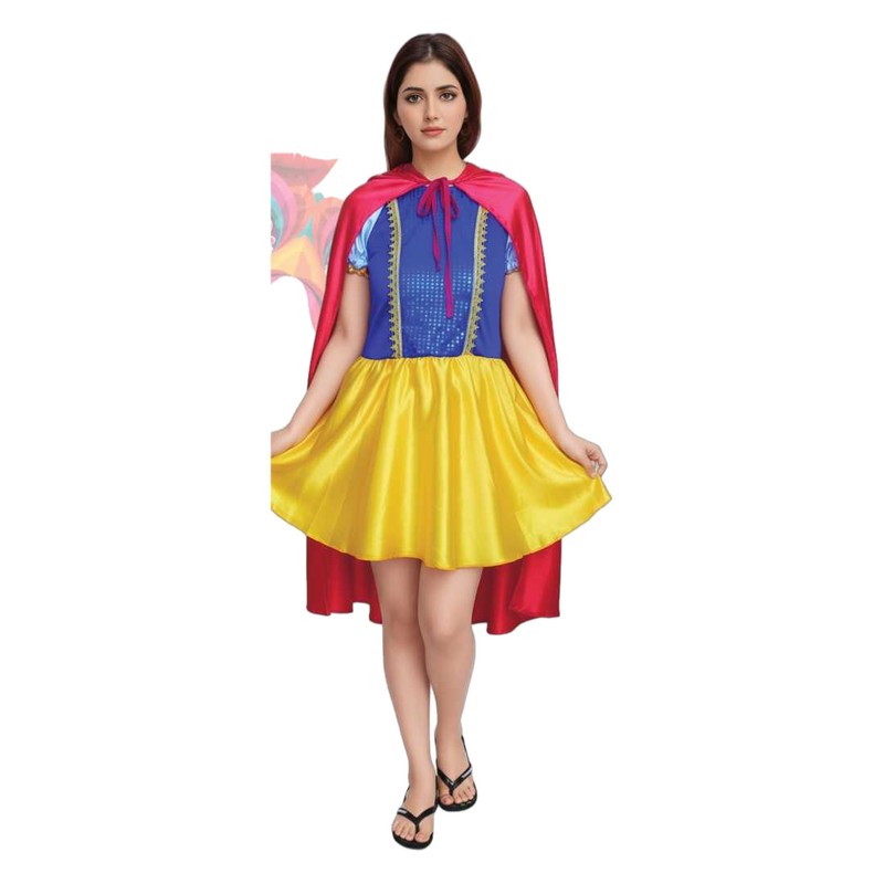 Fantasia Vestido Princesa Neve Adulto