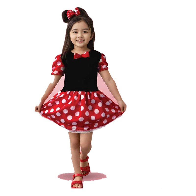 Fantasia Vestido Ratinha Infantil