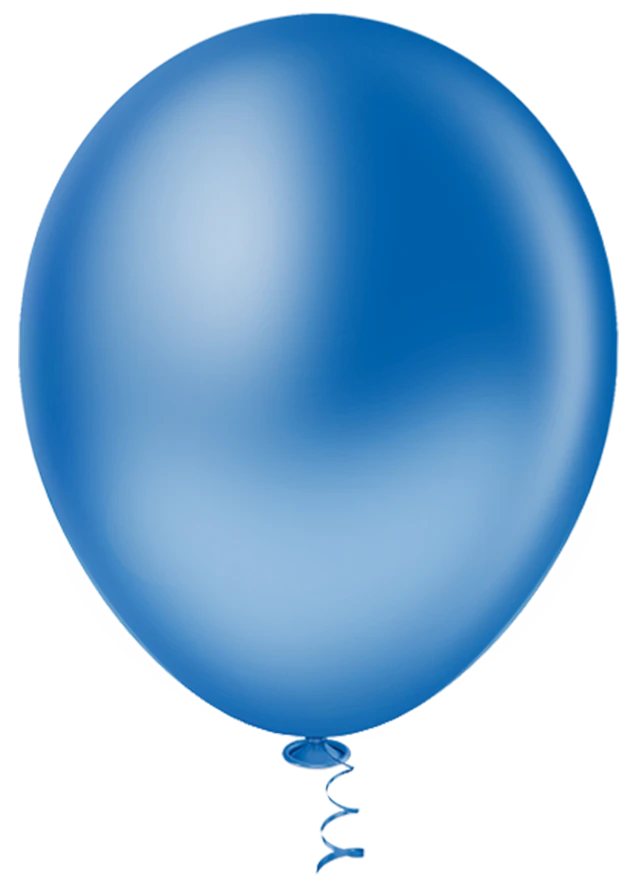 Balão Pic Pic nº 12 – Liso Redondo – Azul