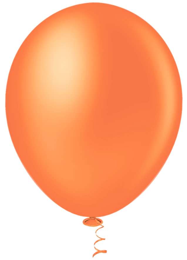 Balão Pic Pic nº 12 – Liso Redondo – Laranja