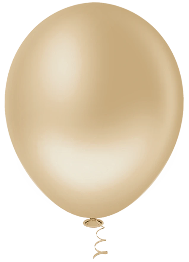 Balão Pic Pic Granfesta nº 9 – Liso Redondo – Mocaccino