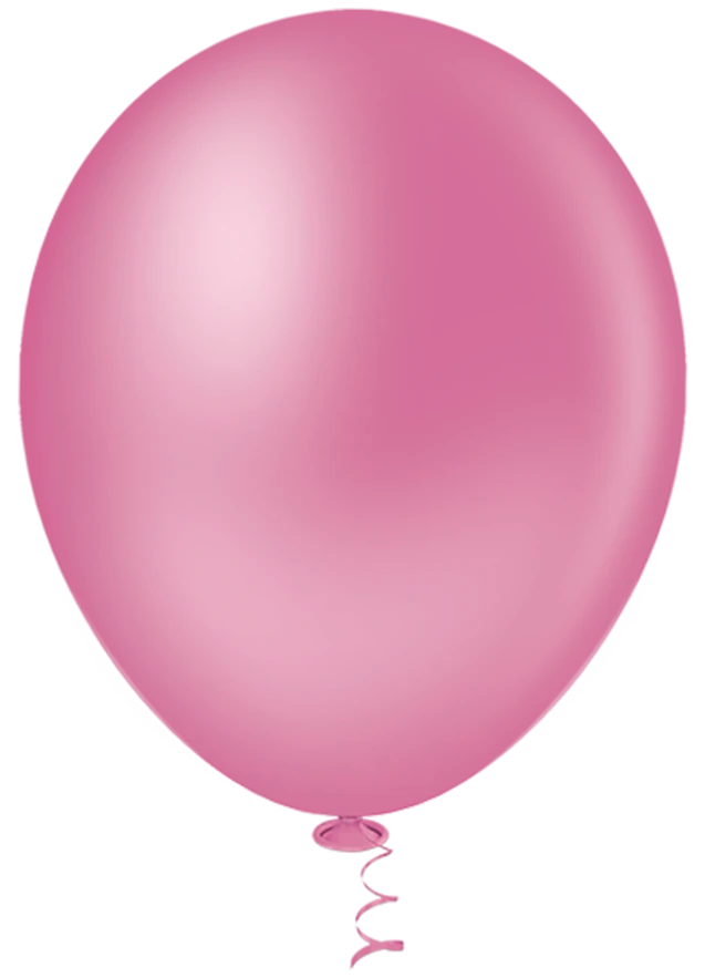Balão Pic Pic nº 12 – Liso Redondo – Rosa Forte