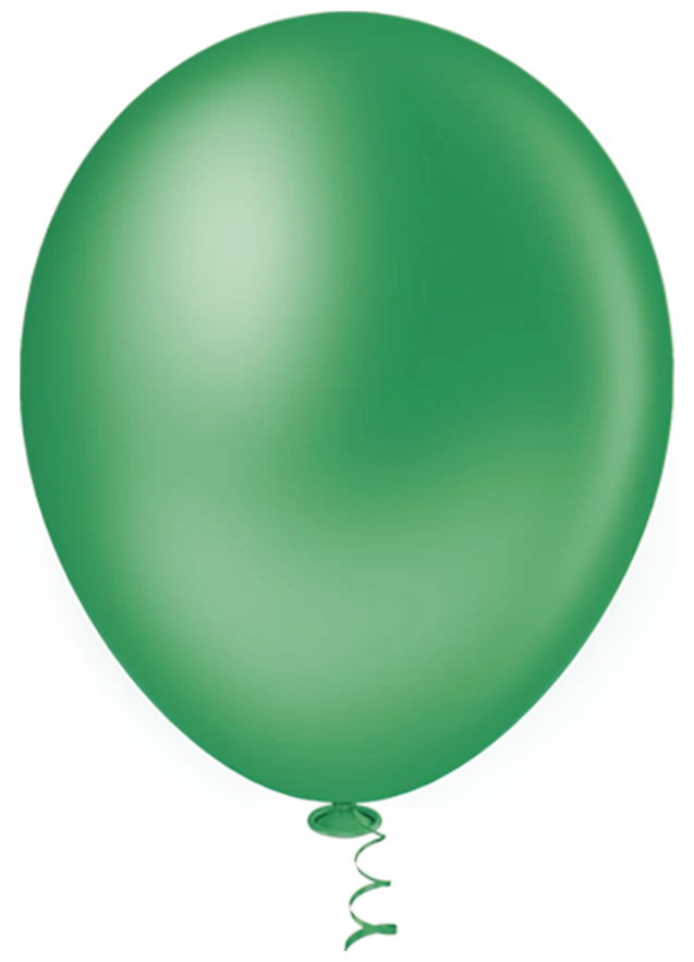 Balão Pic Pic Granfesta nº 9 – Liso Redondo – Verde