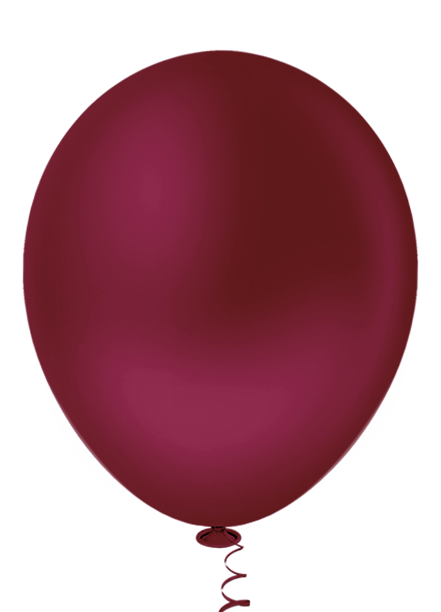Balão Pic Pic Granfesta nº 9 – Liso Redondo – Vinho