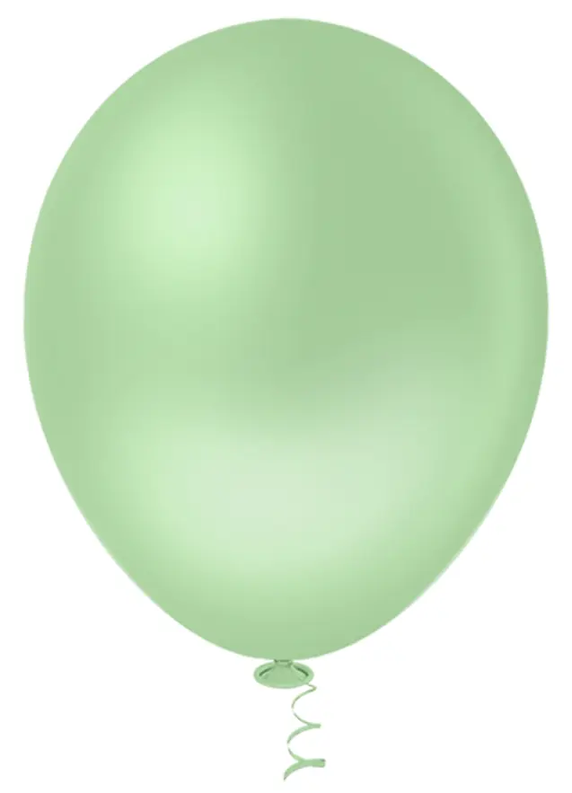 Balão Pic Pic Granfesta nº 9 – Liso Redondo – Verde Eucalipto